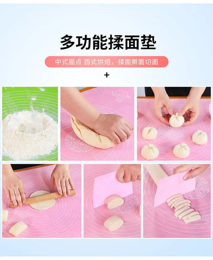 Silicone Baking Mat Set for Pizza & Pastry Kneading Cooking Tools