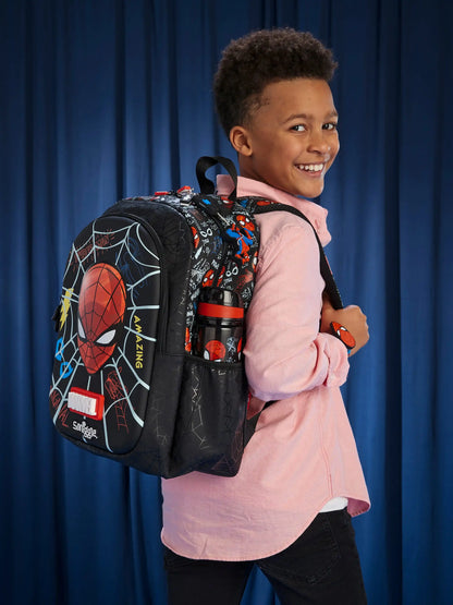 Smiggle Spider-Man School Set – Backpack, Lunch Bag, Wallet, Pencil Box & Water Cup