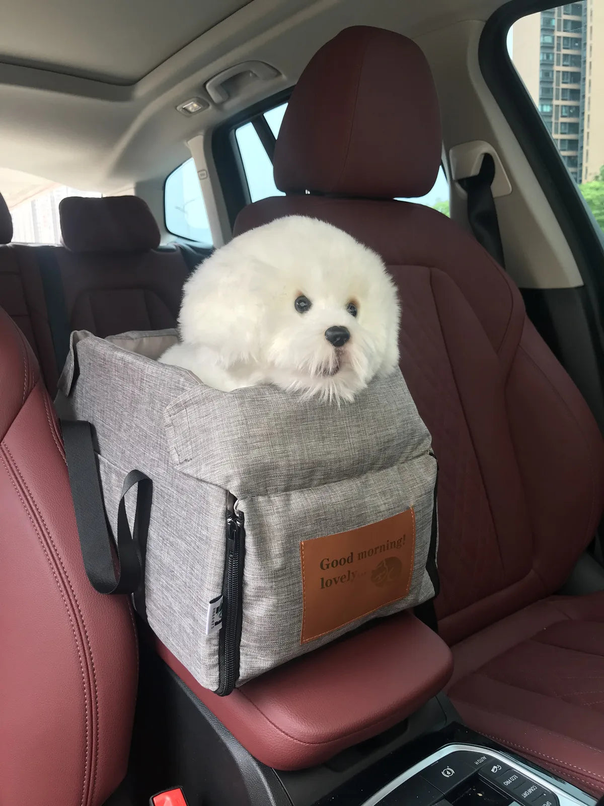 Portable Dog Car Seat Bed – Safety Travel Carrier for Small Dogs & Cats