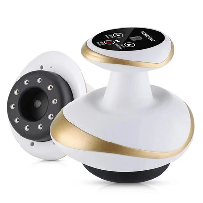 Home Electric Guasha Scraping Massage Cupping Body Massager with Suction & Heating Fat Burner