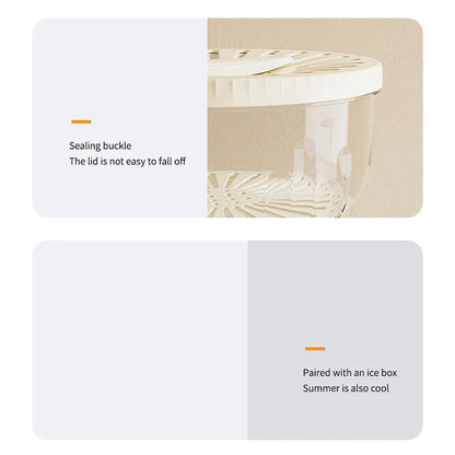 2 In 1 Drainer And Strainer Multi-function Basket With With Lid