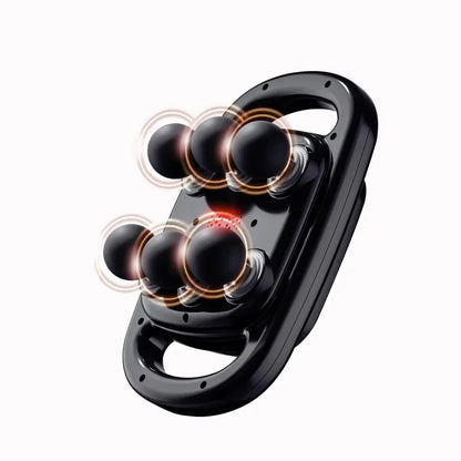 6-Head Massage Gun for Deep Tissue Muscle Relief Neck, Spine & Full Body Percussion