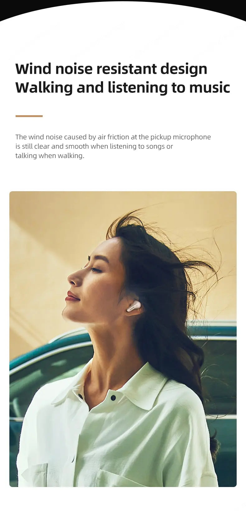 Lenovo LP5 Wireless Bluetooth Earbuds - HiFi Music, Sports Waterproof Headset with Mic for Business & Everyday Use