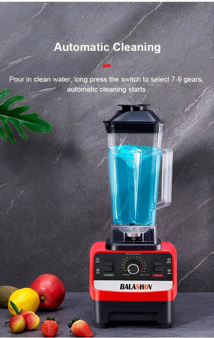 2000W Commercial Blender Food Processor for Smoothies, Ice, and Juicing, BPA Free