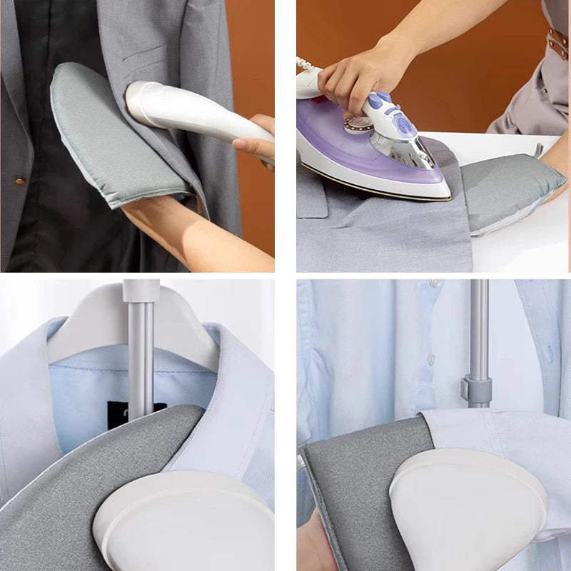 Washable Mini Ironing Board with Anti-Scald Gloves & Heat-Resistant Pad Cover