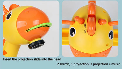 Children's LED Projector Drawing Table Toy, Educational Painting Set & Learning Board