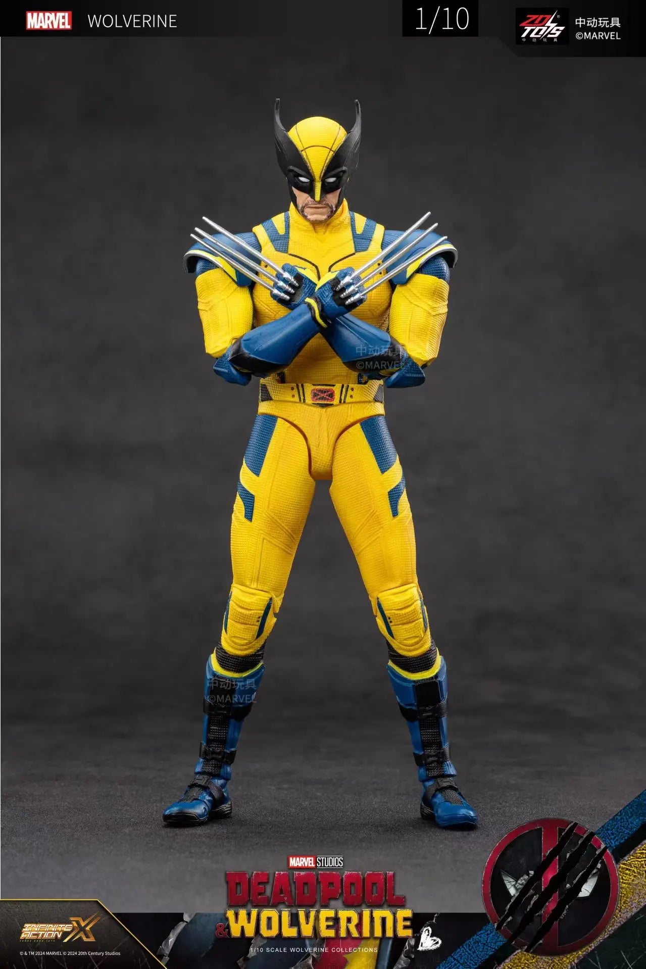 2024 Deadpool & Wolverine Movie Version Action Figures – ZD Toy Series for Collectors & Kids