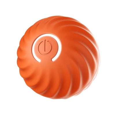 Automatic Moving Dog Toy Ball USB Rechargeable Jumping & Rotating Interactive Chew Toy for Puppies