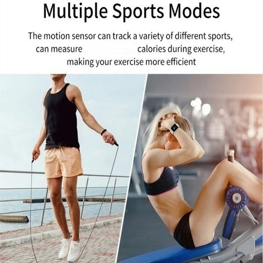 D13 Multifunctional Smart Watch for Men & Women, Bluetooth Connected, Music Player, Fitness Tracker, Sleep Monitor