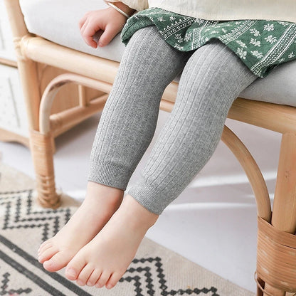Spring Autumn Baby Pants, Cotton Stretch Leggings for Boys & Girls 0-6 Years