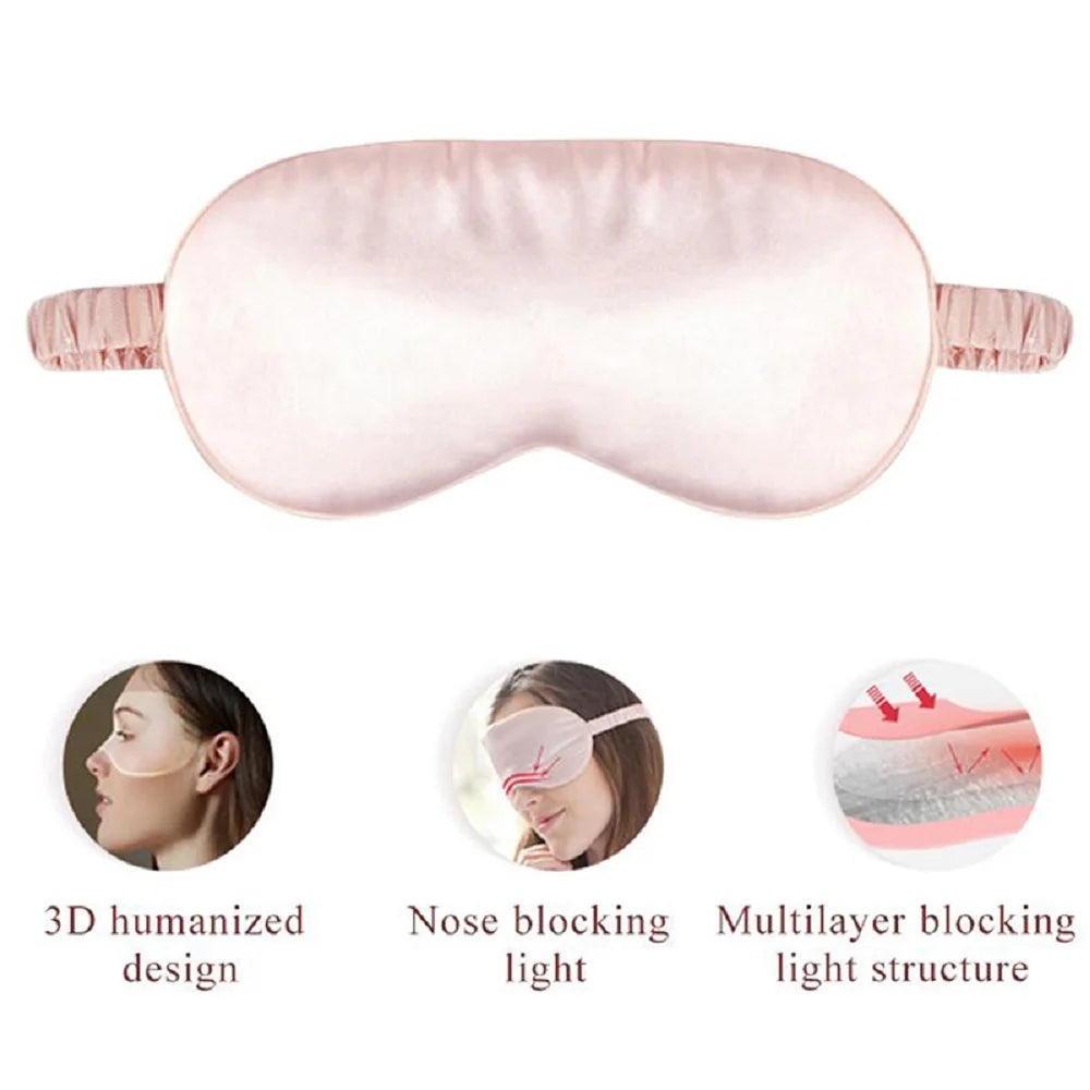 Imitated Silk Eye Patch Sleep Mask for Travel and Relaxation