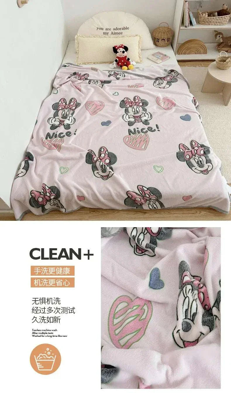 Disney Snowflake Plush Receiving Blanket