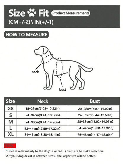 Supet Adjustable Anti-Pull Dog Harness for Easy Control - Small & Medium Dogs