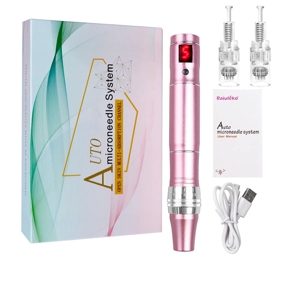 Electric Dr.Imp Wireless Dermapen - Microneedling Device with Nano Needle Cartridge