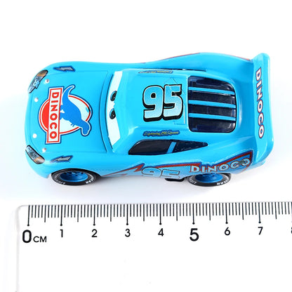 Disney Pixar Cars 2 Lightning McQueen Mini Diecast Racing Car Dinoco Racers Collection for Kids