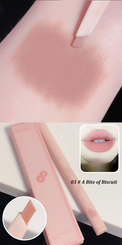 Dessert Lip Liner – Automatic Rotating Waterproof & Long-Lasting Lipstick Pen