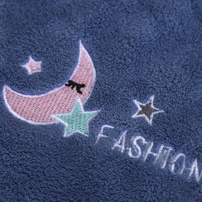 Embroidery Style Hair Drying Cap - Coral Fleece Thickened Towel, Quick Drying Shower Cap for Women