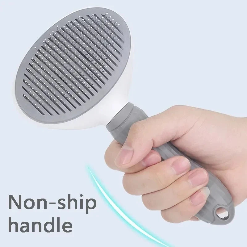 Self-Cleaning Pet Brush Hair Remover Comb for Dogs & Cats Dematting Grooming Tool Accessories