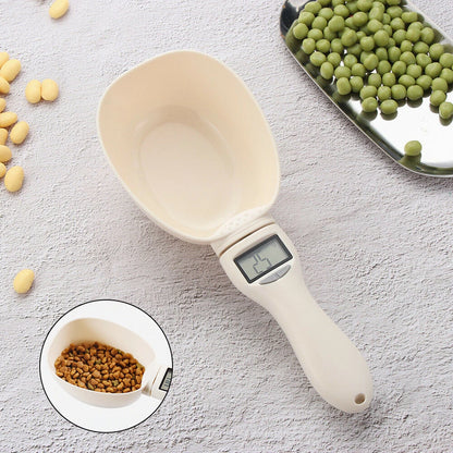 Pet Food Measuring Scoop Digital Dog & Cat Food Measuring Cup with LED Display Electronic Spoon Scale