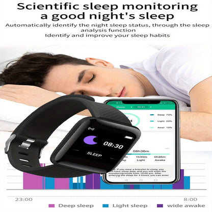 D13 Multifunctional Smart Watch for Men & Women, Bluetooth Connected, Music Player, Fitness Tracker, Sleep Monitor