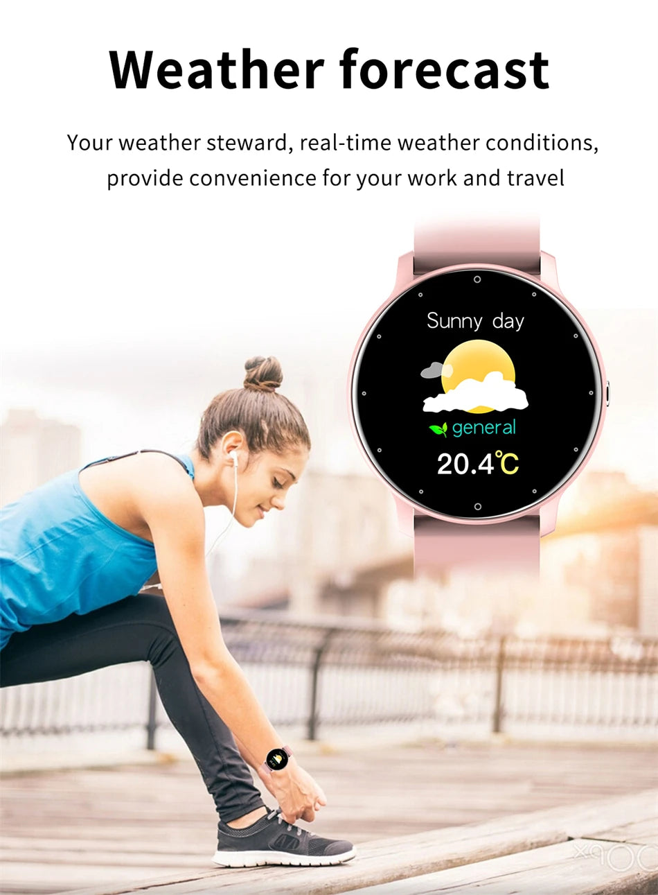 LIGE Smart Watch for Men & Women, Full Touch Screen, Sport Fitness Tracker, IP67 Waterproof, Bluetooth for Android/iOS