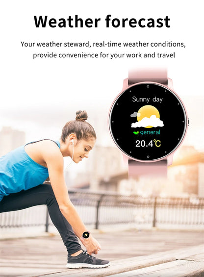LIGE Smart Watch for Men & Women, Full Touch Screen, Sport Fitness Tracker, IP67 Waterproof, Bluetooth for Android/iOS