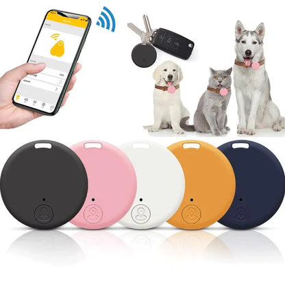 Mini GPS Locator Anti-Lost Smart Tag Bluetooth Keychain Tracker for Dog, Pet, Child, Wallet & Keys
