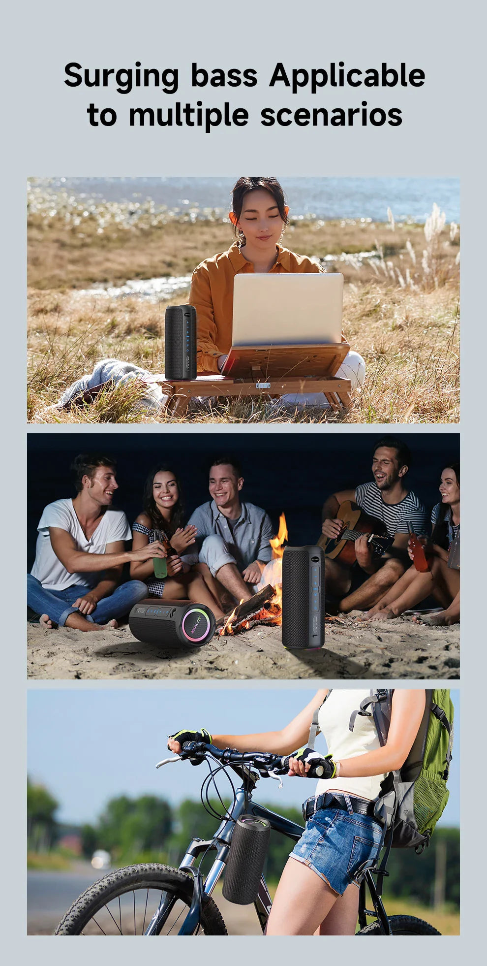 ZEALOT Portable Bluetooth Speaker