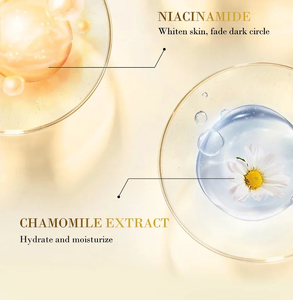 24K Gold Hyaluronic Acid Eye Mask - Collagen Patches for Dark Circles & Skin Care