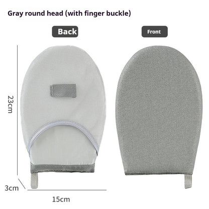 Fabric Handheld Ironing Board & Insulated Ironing Gloves for Home Use