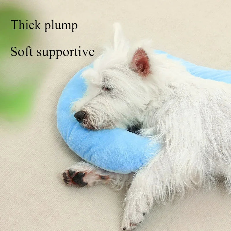Dog Pillow & Pet Fun Mat – Universal Four Seasons Neck Pillow and Sleeping Blanket