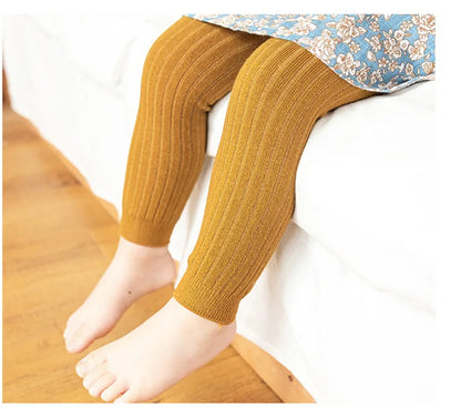 Spring Autumn Baby Pants, Cotton Stretch Leggings for Boys & Girls 0-6 Years