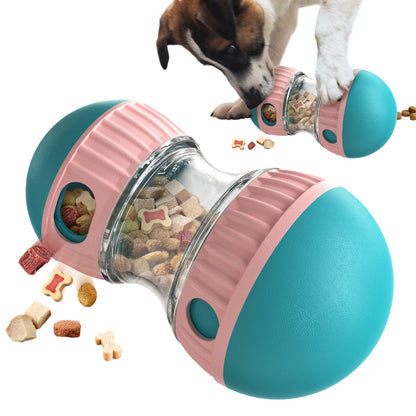 Dog Puzzle Toy – Elliptical Track Rolling Ball for Intelligence & Interactive Play