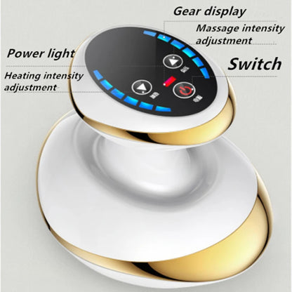 Home Electric Guasha Scraping Massage Cupping Body Massager with Suction & Heating Fat Burner