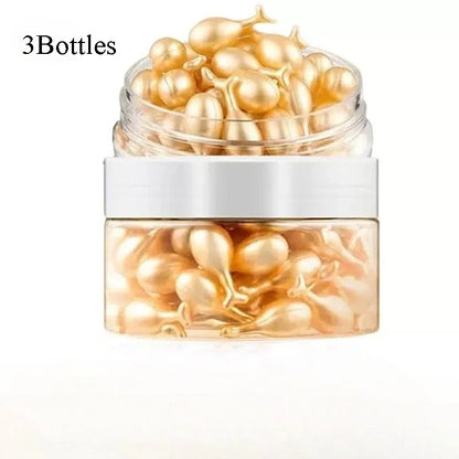 50PCS Collagen Face Care Capsules - Acne, Wrinkle Remover & Firming Hyaluronic Acid Serum Essence