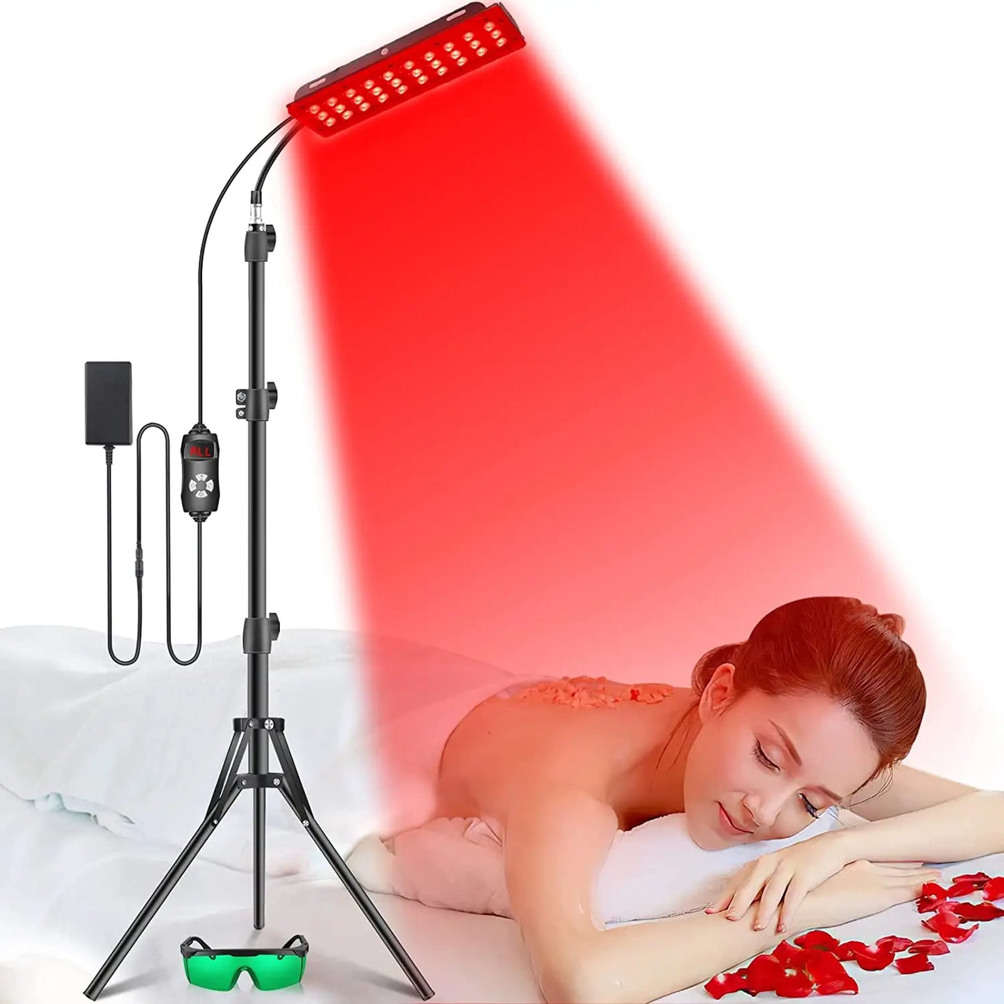 LED Red Light Therapy Lamp for Full Body & Face Muscle Relief and Beauty