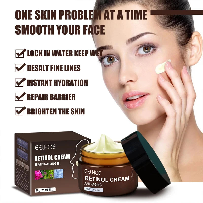 Retinol Wrinkle Remover Face Cream - Firming, Anti-Aging & Moisturizing Skin Care