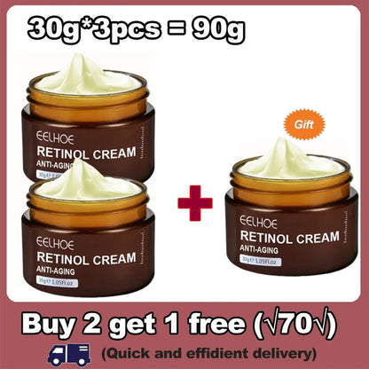 Retinol Wrinkle Remover Face Cream - Firming, Anti-Aging & Moisturizing Skin Care