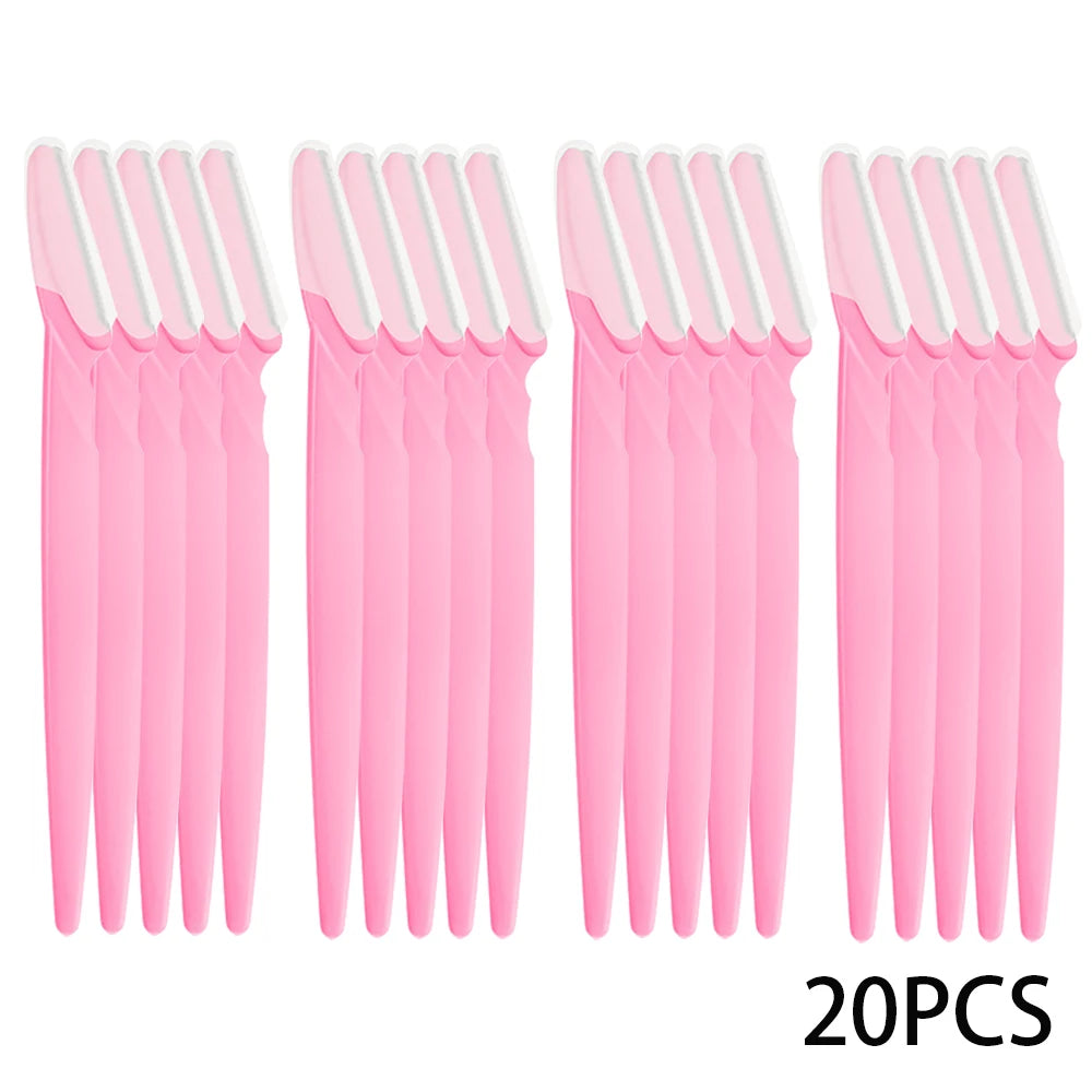 Eyebrow Razor Set – Multipurpose Face Razors for Women & Men, Dermaplaning Shaver Tool