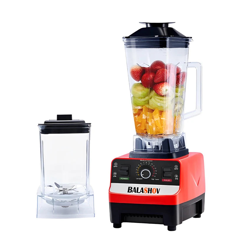 2000W Commercial Blender Food Processor for Smoothies, Ice, and Juicing, BPA Free