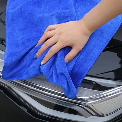 1-20Pcs Microfiber Towels for Car Wash, Drying, and Household Cleaning Cloths