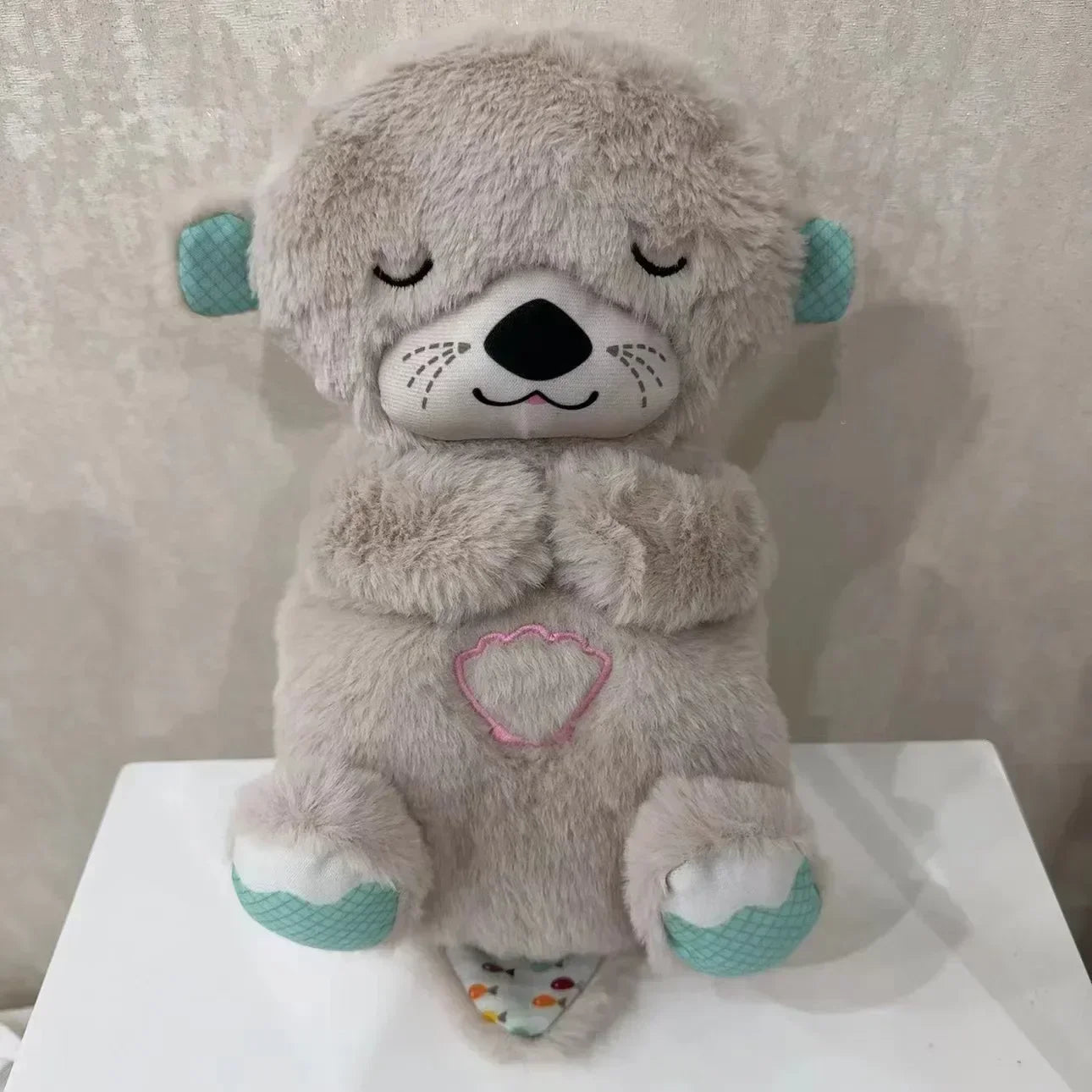 Breathing Otter Sleep and Playmate Otter Musical Stuffed Baby Plush Toy