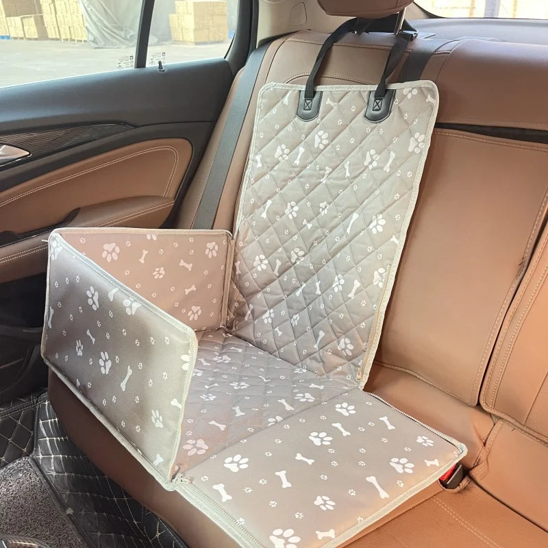 CAWAYI KENNEL Pet Dog Carrier & Car Seat Cover – Waterproof Travel Hammock for Dogs & Cats