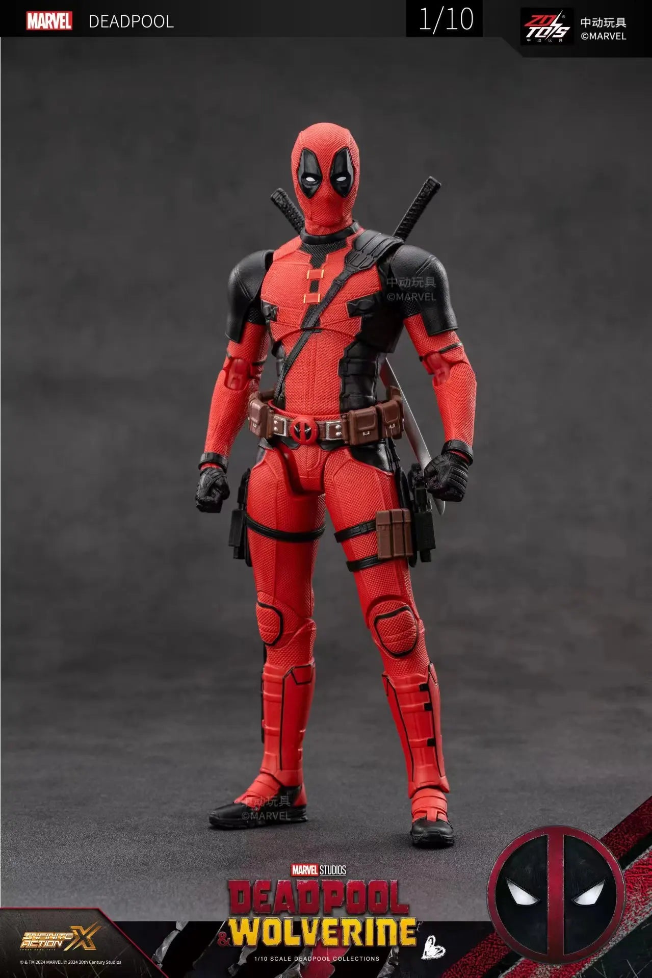 2024 Deadpool & Wolverine Movie Version Action Figures – ZD Toy Series for Collectors & Kids