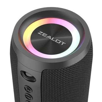 ZEALOT-S51Pro 40W High-Power Bluetooth Speaker, 3D Stereo Bass, Portable, IPX5 Waterproof, TWS Boom Box