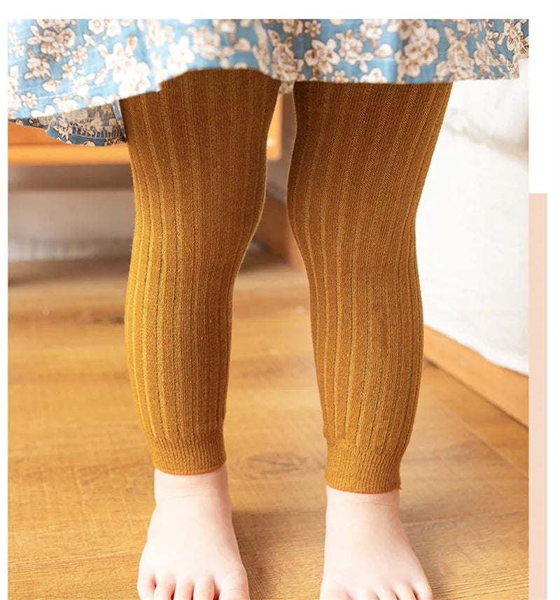Spring Autumn Baby Pants, Cotton Stretch Leggings for Boys & Girls 0-6 Years