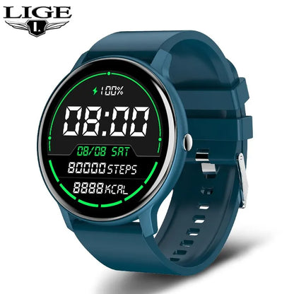 LIGE Smart Watch for Men & Women, Full Touch Screen, Sport Fitness Tracker, IP67 Waterproof, Bluetooth for Android/iOS