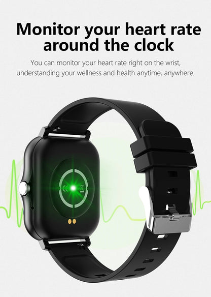 2025 Sport Smart Watch, Fitness Tracker, Health Monitor, Waterproof, Bluetooth Call for Men & Women, IOS, Xiaomi, Huawei