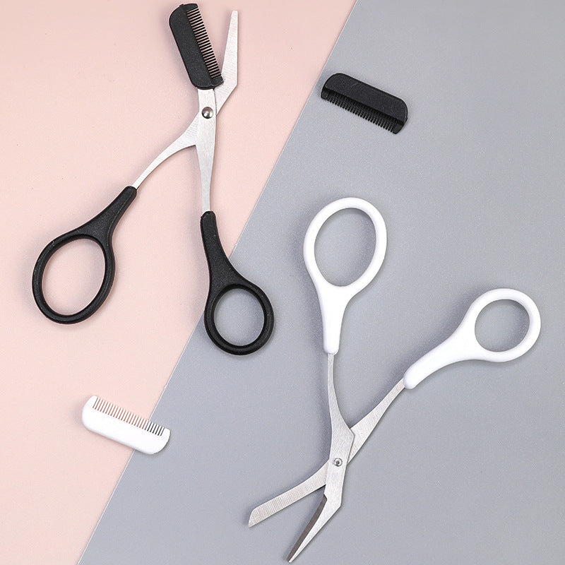 Karsyngirl Stainless Steel Eyebrow Trimmer – Scissors with Comb for Eyebrow Shaping & Hair Removal