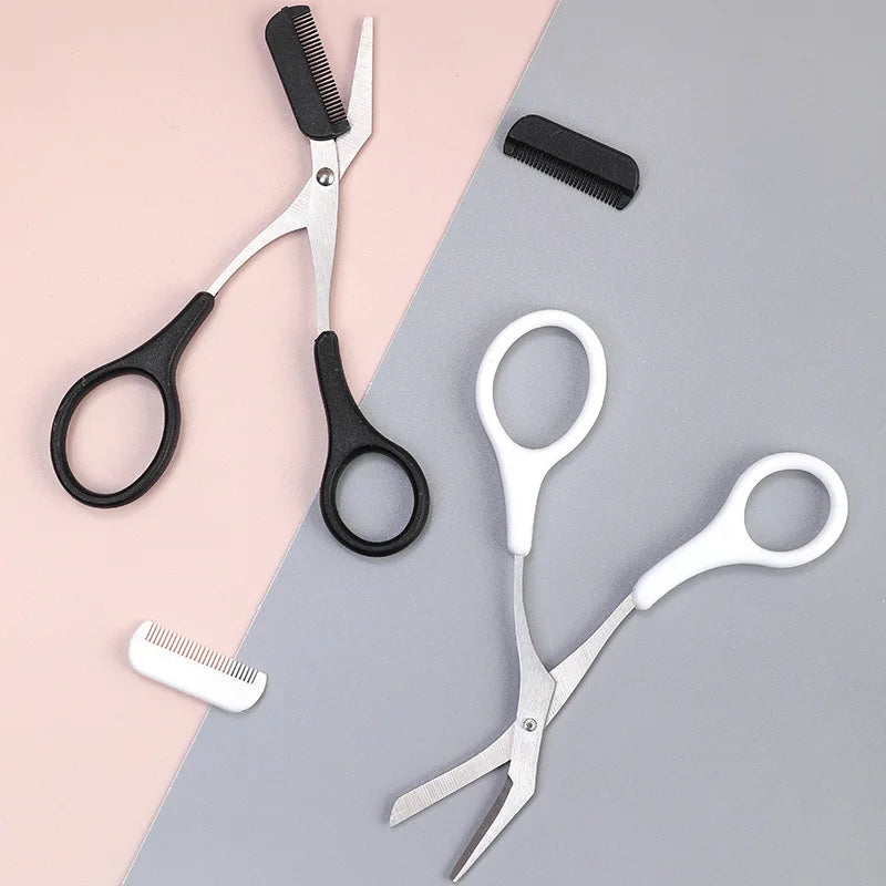 Karsyngirl Stainless Steel Eyebrow Trimmer – Scissors with Comb for Eyebrow Shaping & Hair Removal